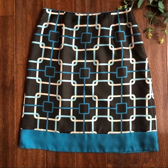 Like New Talbots 100% Silk Skirt - Picture 3 of 6